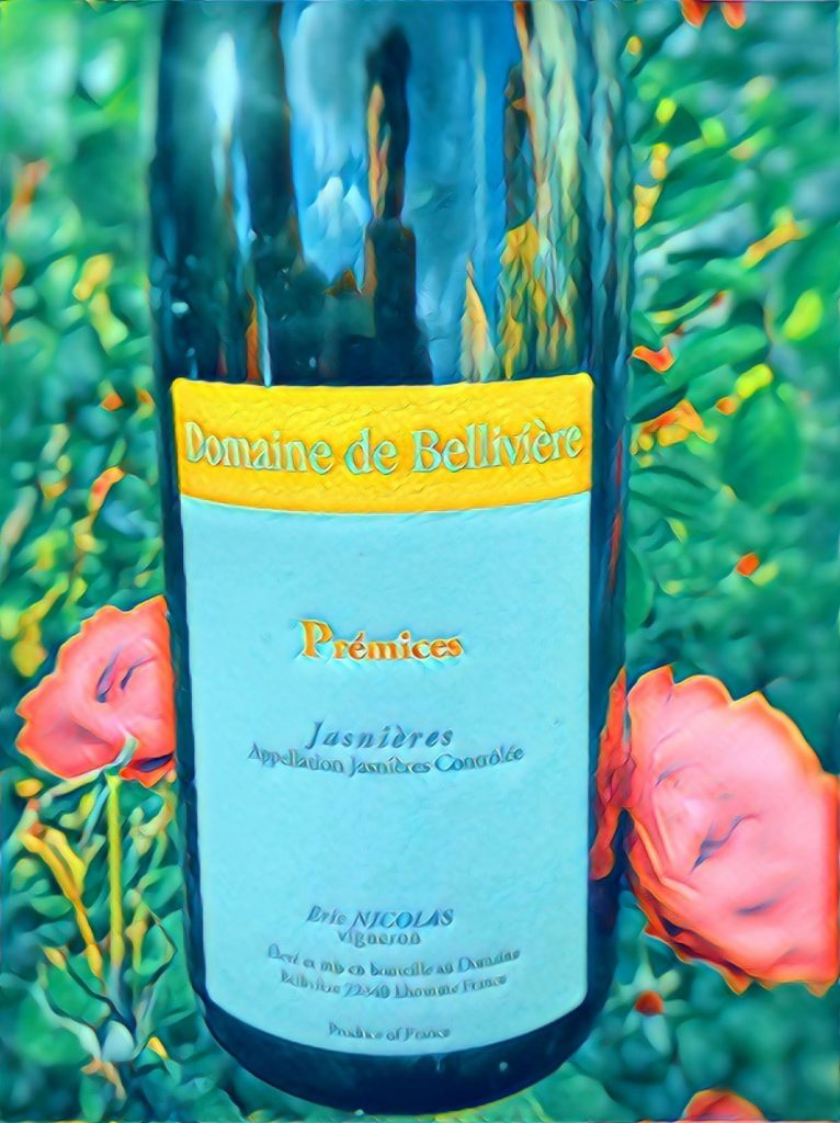 Jasnières, Domaine de Bellivière, Éric Nicolas, cuvée Prémices 2017 