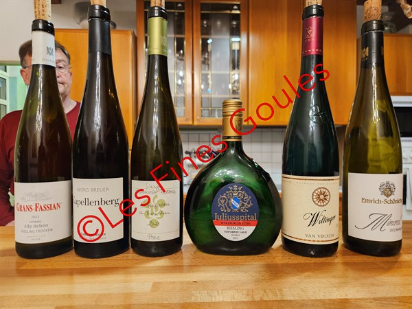 Les Riesling allemands du patron